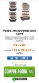 Pedais Antiaderentes
