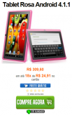 Tablet Rosa android 4.1