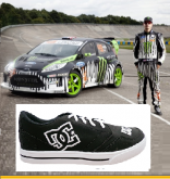 Tênis DC Preto e Branco