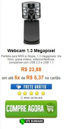Webcam 1.3 Meapixels