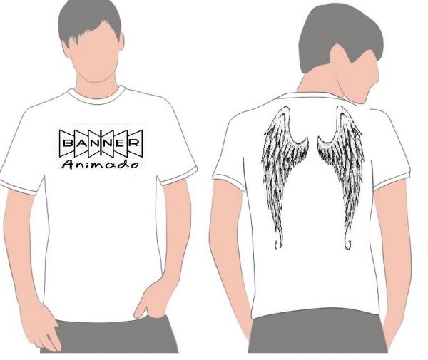 Camiseta Banner Animado - novo logo