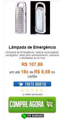 Lâmpada de Emergência