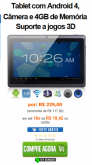 Tablet com Android 4
